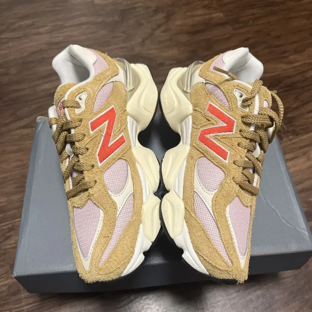 New Balance 9060 Beige Pink Sneakers Women’s Size 8 New With Box - Picture 4 of 7